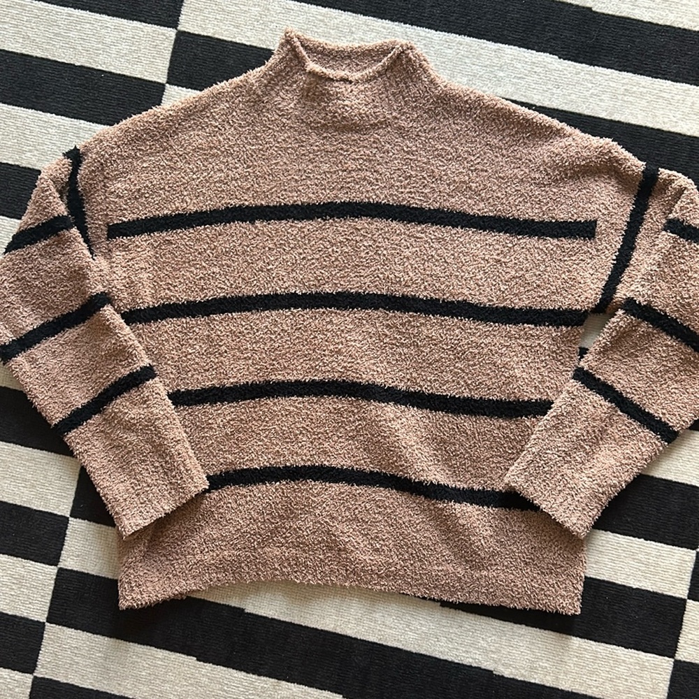 Weekends Mockneck Long Sleeve Sweater Size S